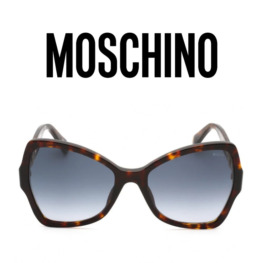 MOSCHINO- MOS099/S SUNGLASSES HVN/DARK GREY SF WOMEN'S - Picture 4 of 11